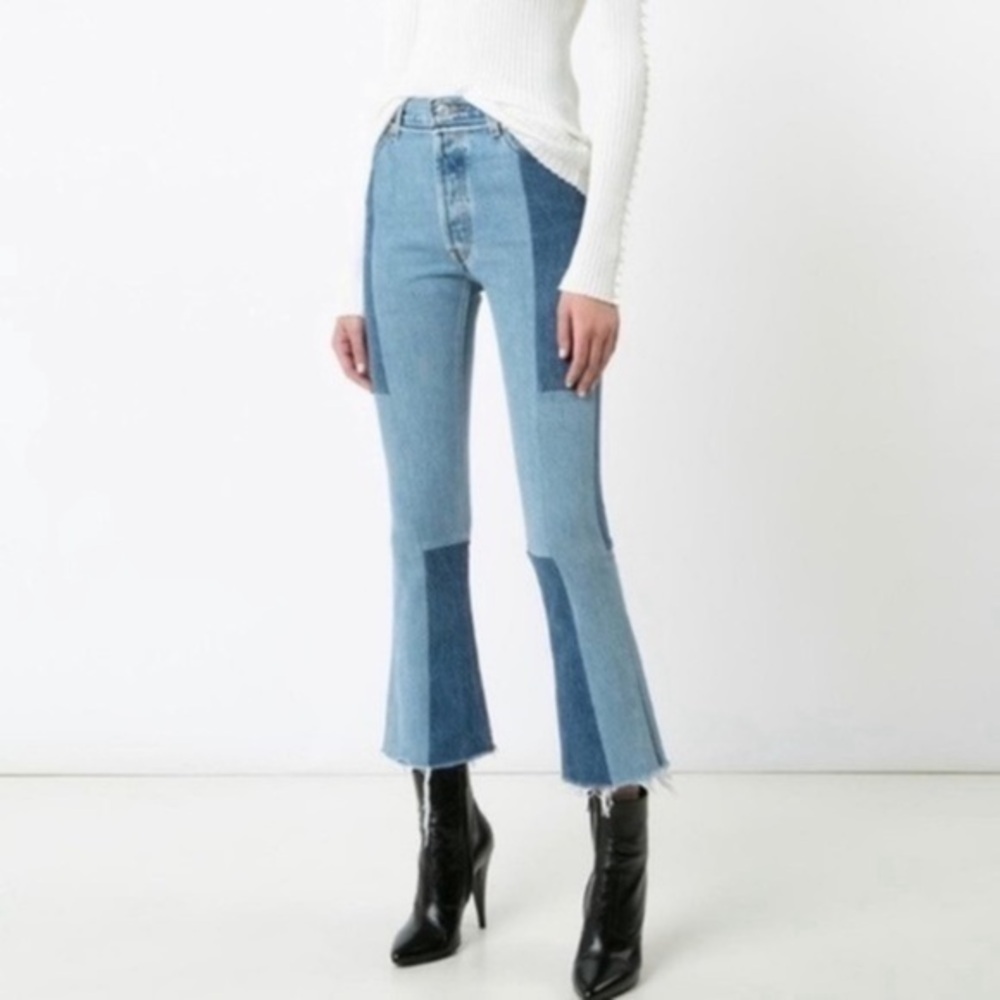 ✅ Re/Done x Levi’s Jeans Patchwork Bootcut - image 1